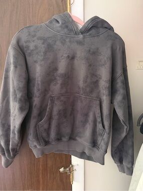 Charcoal Tie-Dye Cozy Hoodie